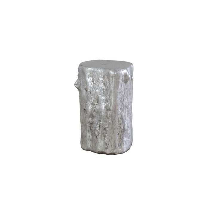 Log Stool-Phillips Collection-PHIL-PH55914-Stools & OttomansSilver Leaf-Small-29-France and Son