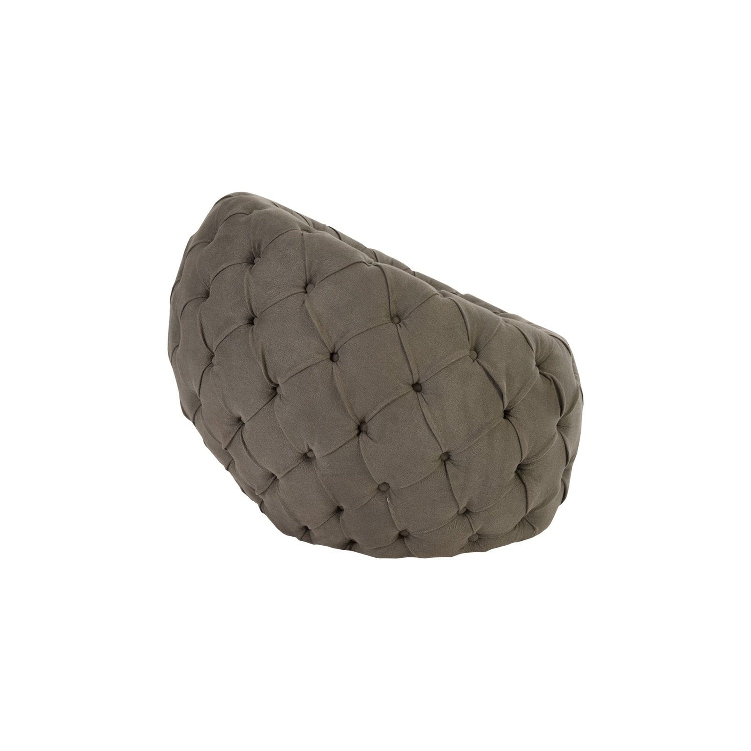 Egg Chair Ramie Gray-Phillips Collection-PHIL-PH79077-Lounge Chairs-3-France and Son