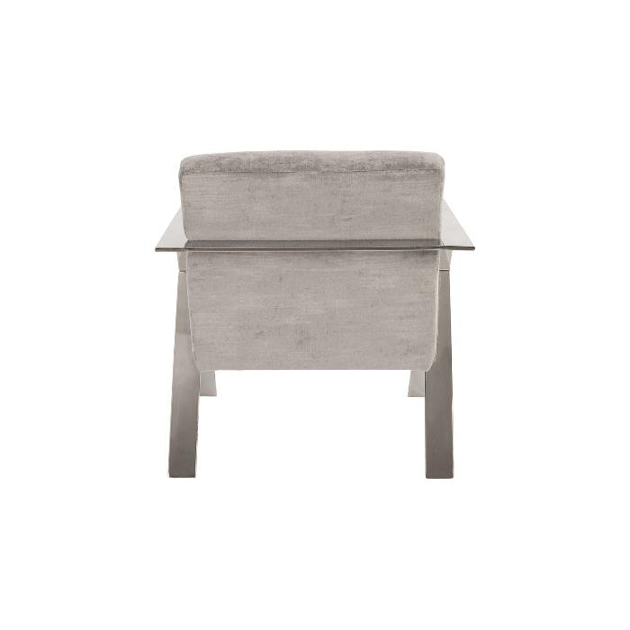 Allure Club Chair - Diva Grey-Phillips Collection-PHIL-PH81456-Lounge Chairs-5-France and Son