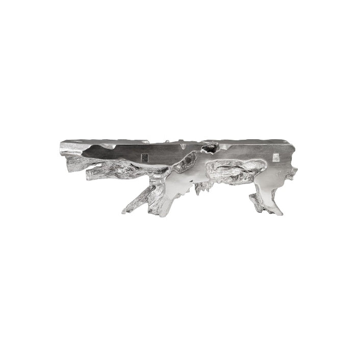 Freeform Console Table Extra Large, Silver Leaf-Phillips Collection-PHIL-PH84330-Console Tables-3-France and Son