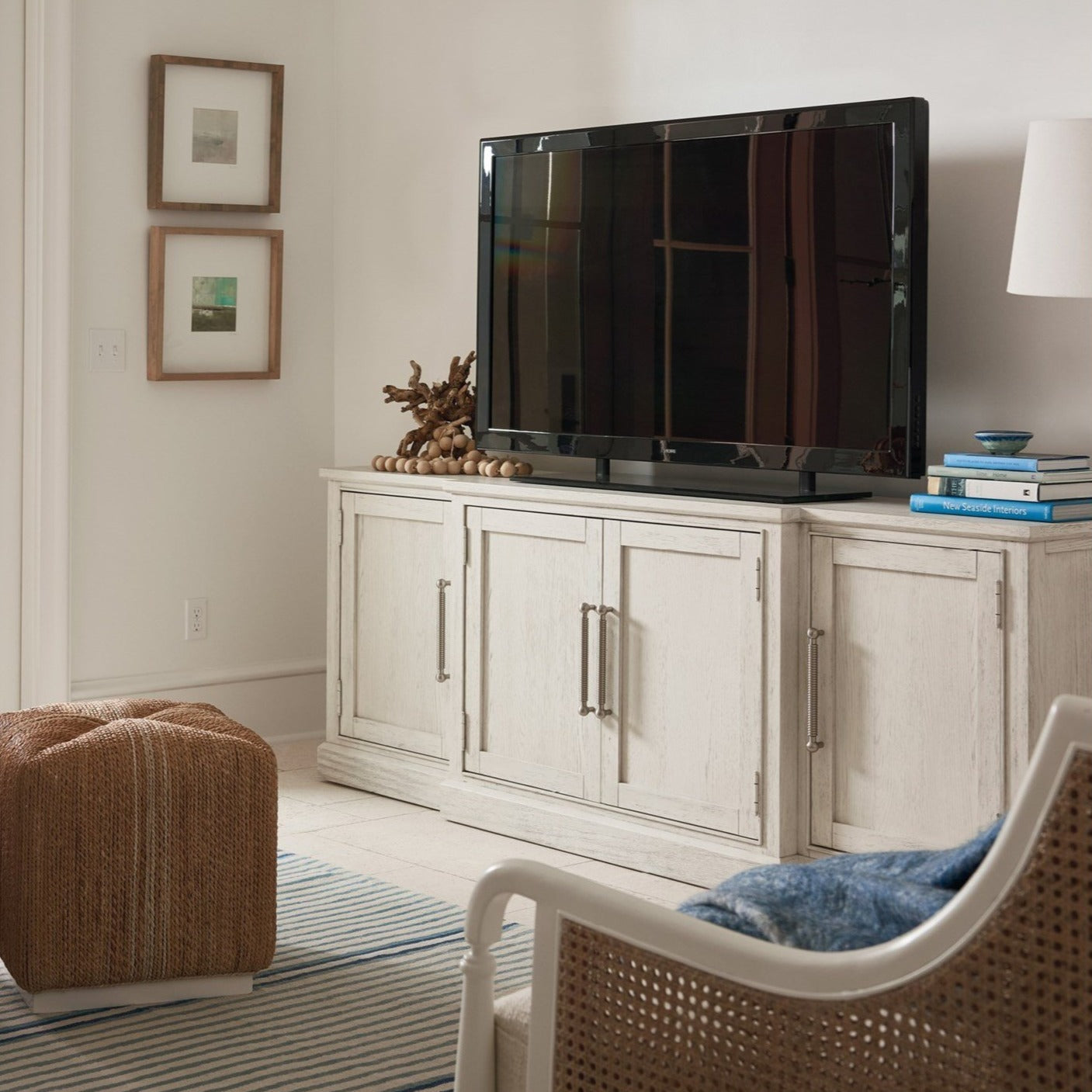 Escape - Coastal Living Home Collection - Entertainment Console Large-Universal Furniture-UNIV-833966-Media Storage / TV Stands-2-France and Son