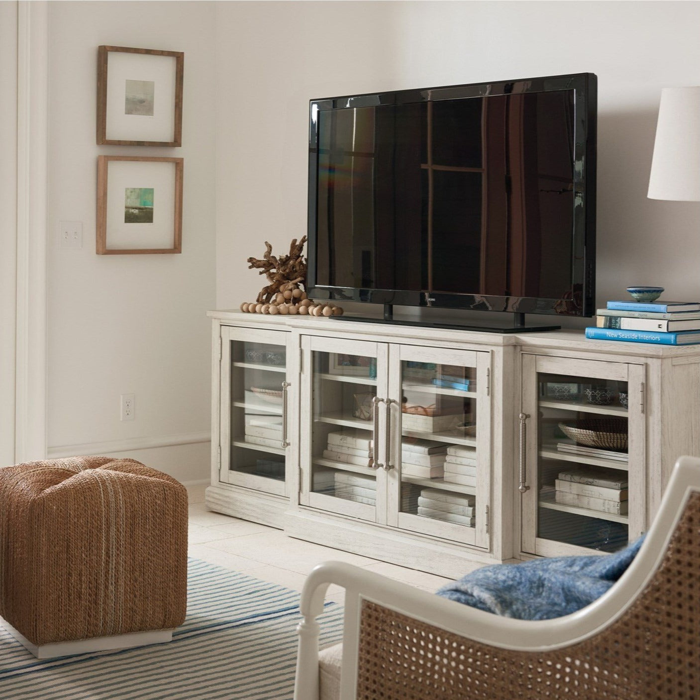 Escape - Coastal Living Home Collection - Entertainment Console Large-Universal Furniture-UNIV-833966-Media Storage / TV Stands-3-France and Son