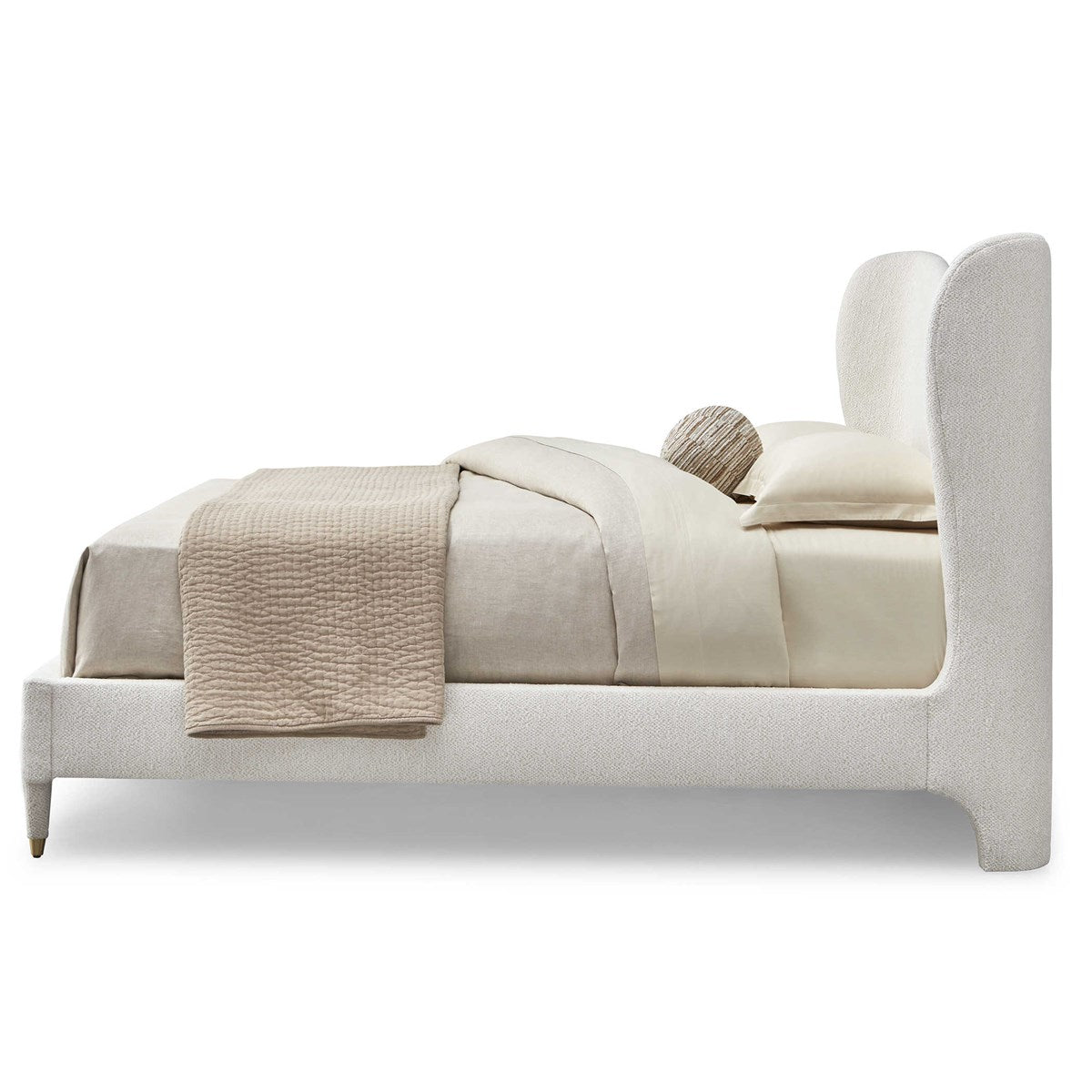 Lucan Bed, King - Cuddly Cream, 2 Cartons