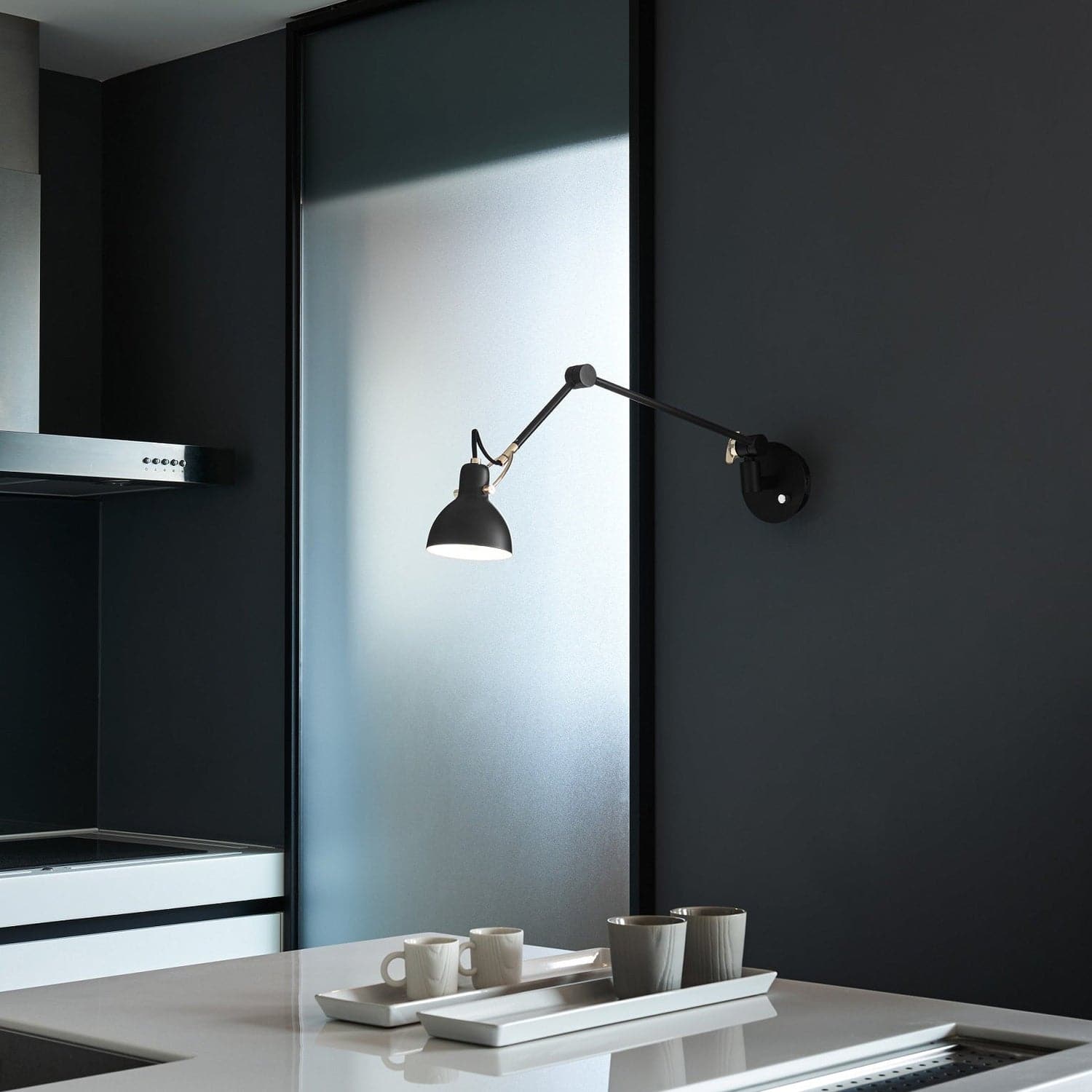 Laito Gentle Wall Sconce-Seed Design-SEED-SQ-793MWRL-BK-Outdoor Wall Sconces-3-France and Son