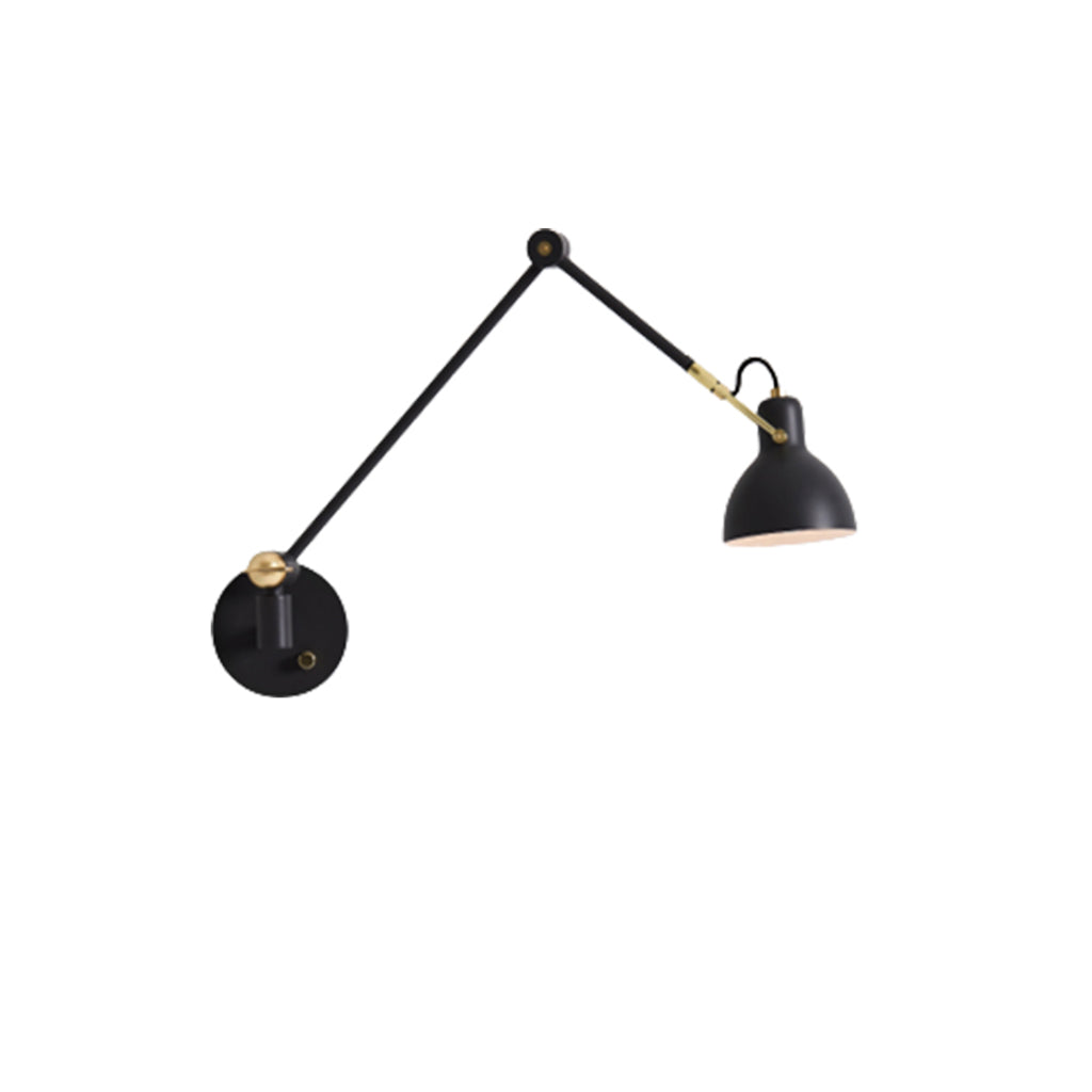 Laito Gentle Wall Sconce-Seed Design-SEED-SQ-793MWRL-BK-Outdoor Wall Sconces-1-France and Son