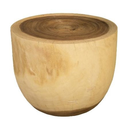 Lathe Side Table, Chamcha Wood-Phillips Collection-PHIL-TH08555-Side Tables-1-France and Son