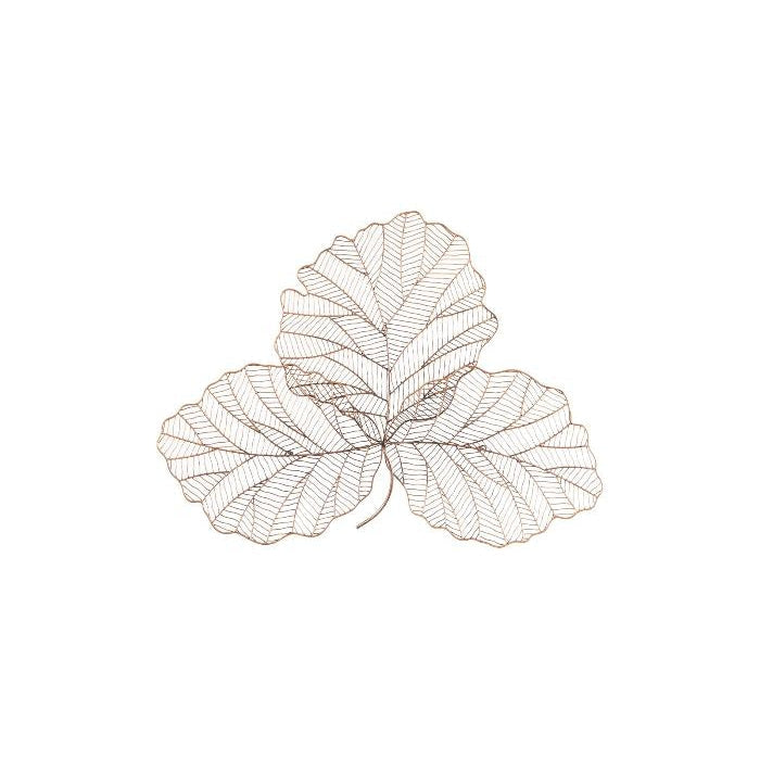 Tri Leaf Wall Art-Phillips Collection-PHIL-TH100858-Wall ArtCopper Black-Small-8-France and Son