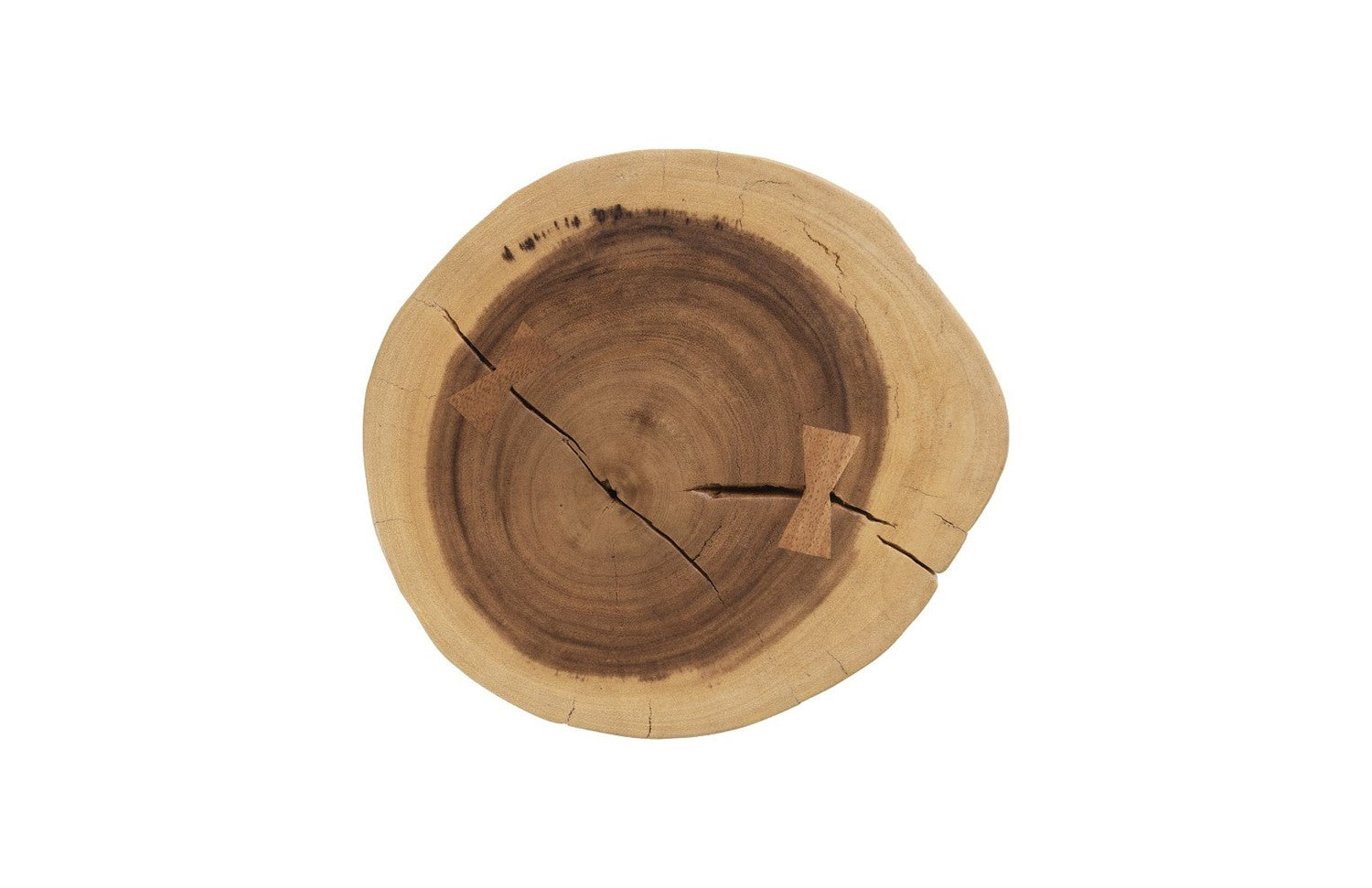Chamcha Wood Stool-Phillips Collection-PHIL-TH69603-Stools & OttomansNatural-3-France and Son