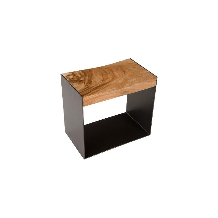 Iron Frame Stool-Phillips Collection-PHIL-TH81408-Stools & Ottomans-3-France and Son