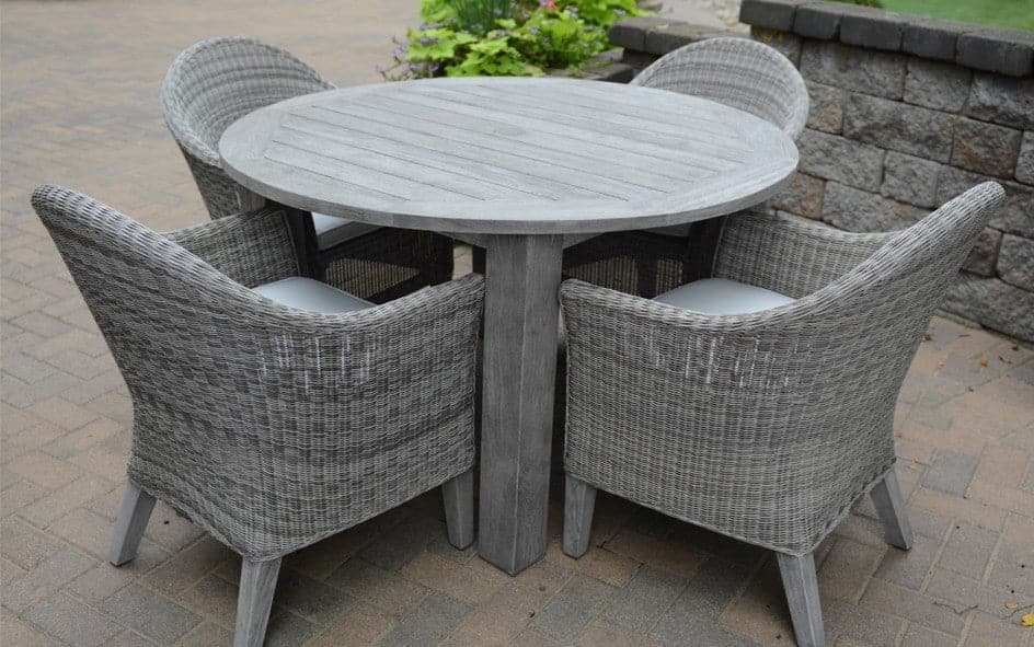 Shelburne 44" Square Dining Table-Three Birds Casual Outdoor-Threeb-SB44-Outdoor Dining Tables-2-France and Son