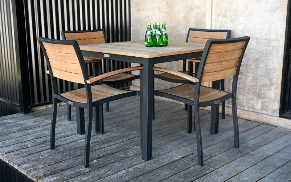 SoHo 36" Square Dining Table-Three Birds Casual Outdoor-Threeb-SH36-B-Outdoor Dining TablesBlack-2-France and Son