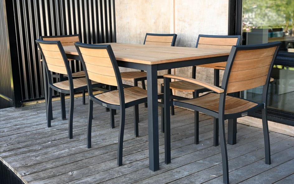 SoHo Rectangle Dining Table-Three Birds Casual Outdoor-Threeb-SH72-B-Outdoor Dining Tablesblack-2-France and Son