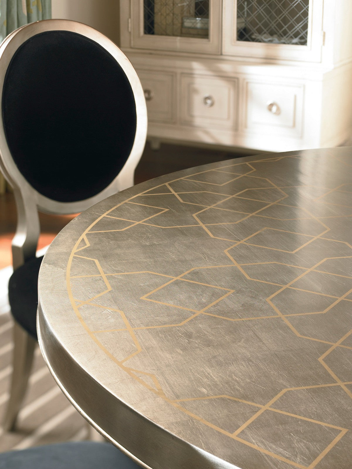 Chit-Chat Side  - Taupe, Silver