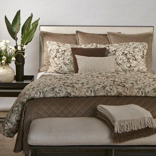 Velvet Coverlet Set-Ann Gish-ANNGISH-YSETCOQVQ-TAU-BeddingTaupe-11-France and Son