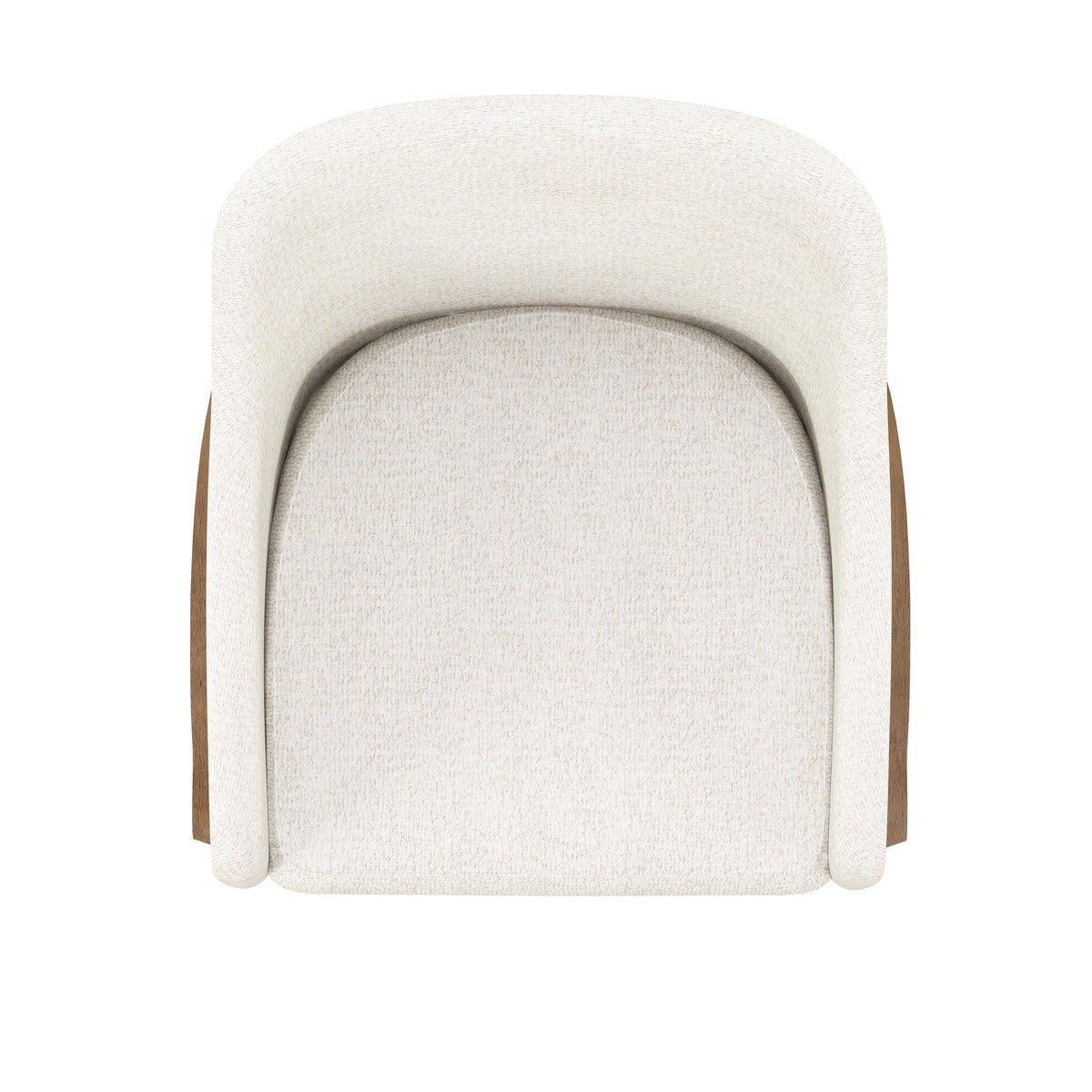 Portico Upholstered Arm Chair - Brown, White