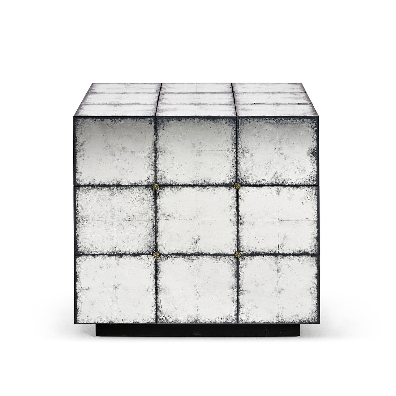 Luna Square End Table-Jonathan Charles-JCHARLES-007-3-BN2-EGL-Side Tables-2-France and Son