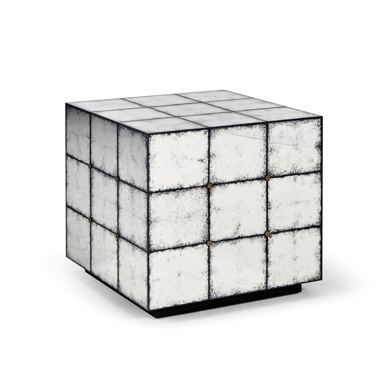 Luna Square End Table-Jonathan Charles-JCHARLES-007-3-BN2-EGL-Side Tables-1-France and Son