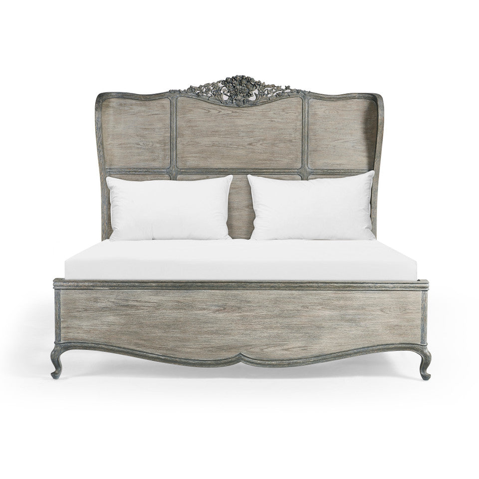 Arlingham King Shelter Bed-Jonathan Charles-JCHARLES-007-1-130-OCB-Beds-2-France and Son