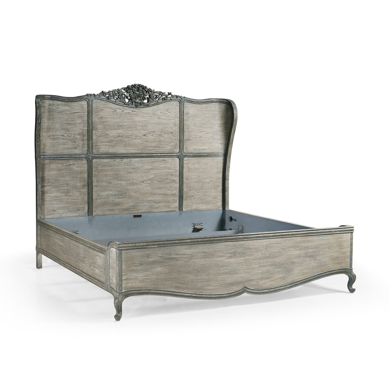 Arlingham King Shelter Bed-Jonathan Charles-JCHARLES-007-1-130-OCB-Beds-4-France and Son