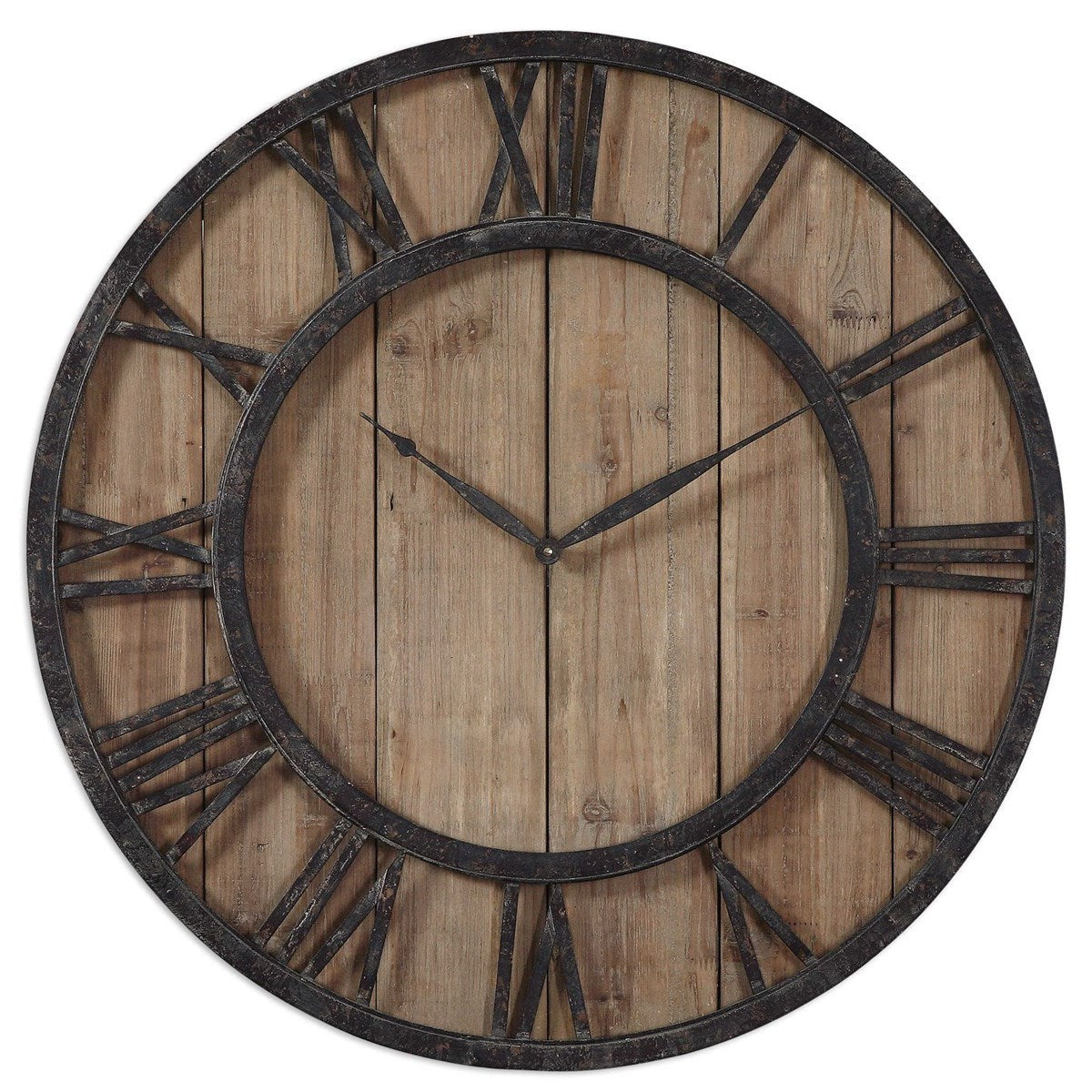 Powell Wooden Wall Clock-Uttermost-UTTM-06344-Clocks-1-France and Son