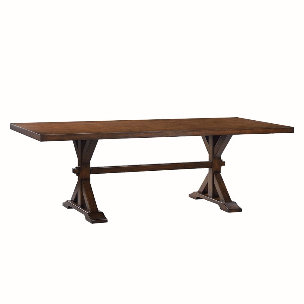 Madison Dining Table-Oliver Home-OliverH-1001-01-Dining Tables92" Rustic-1-France and Son