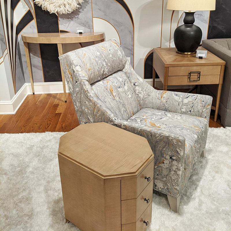 Rose Chairside Chest-Woodbridge Furniture-WOODB-1296-33-Bookcases & Cabinets-2-France and Son