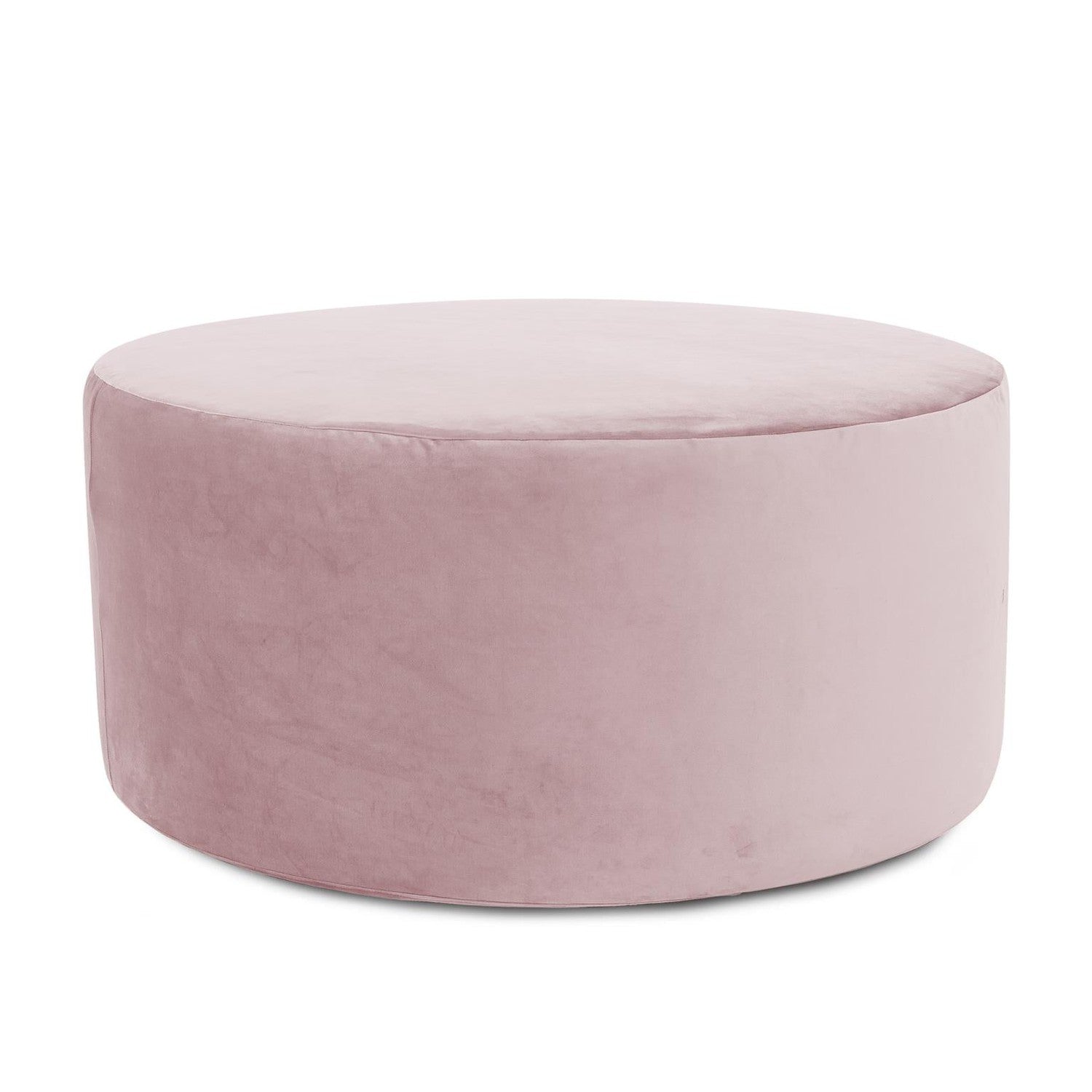 Universal Round Ottoman-The Howard Elliott Collection-HOWARD-132-1018-Stools & OttomansBella Rose-100% Polyester-13-France and Son