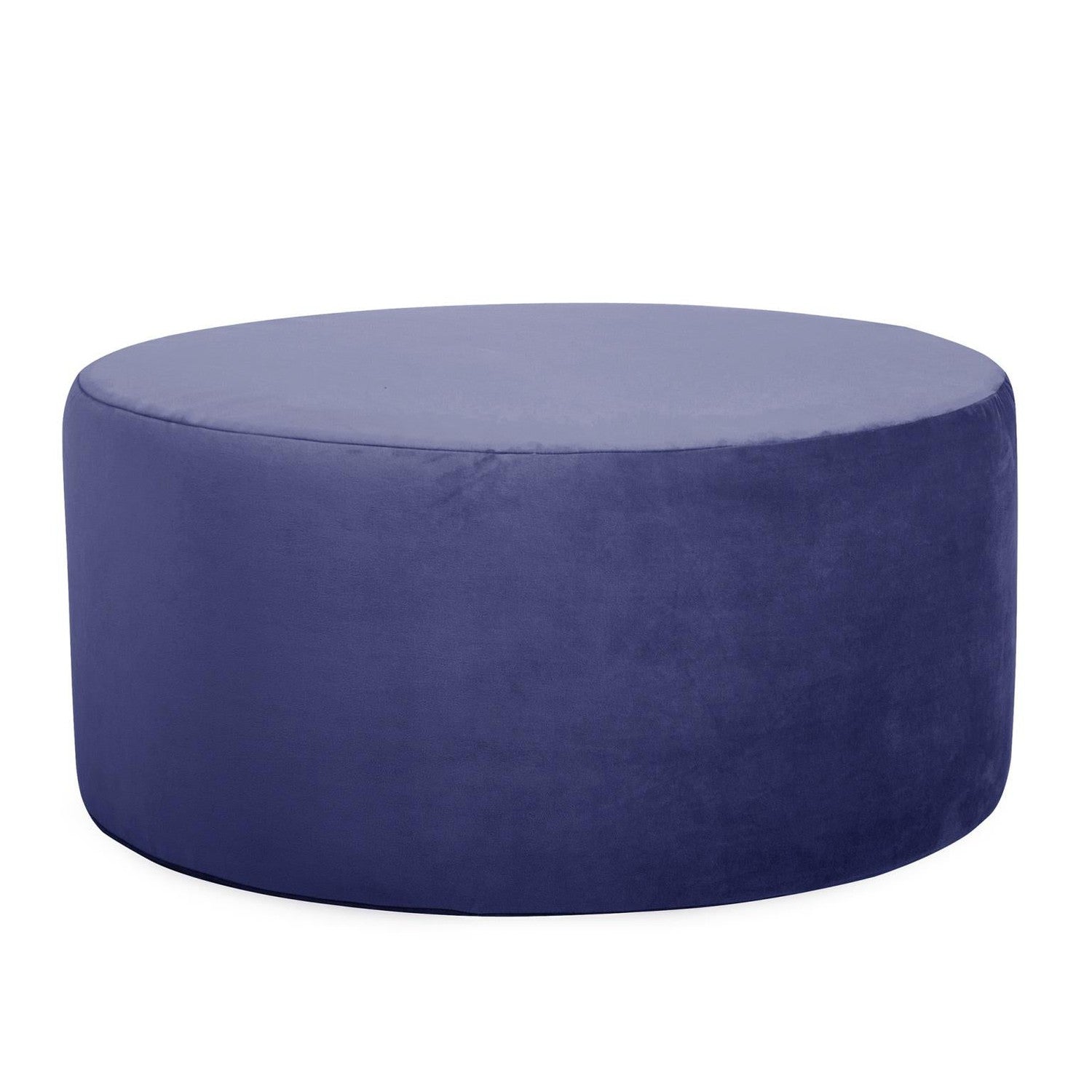 Universal Round Ottoman-The Howard Elliott Collection-HOWARD-132-972-Stools & OttomansRoyal-100% Polyester-27-France and Son