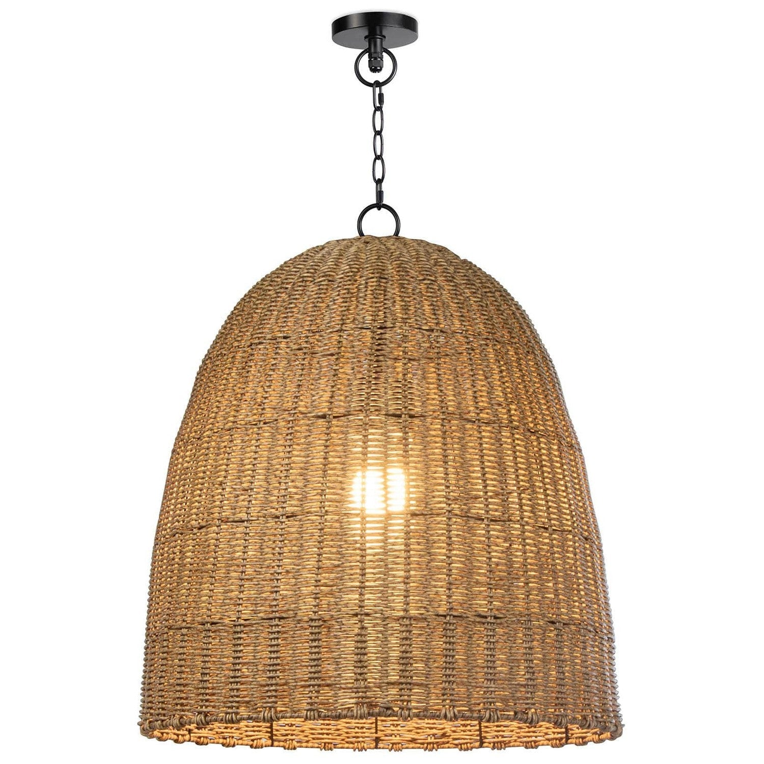 Beehive Outdoor Pendant-Regina Andrew Design-RAD-17-1002NAT-Outdoor PendantsLarge-4-France and Son