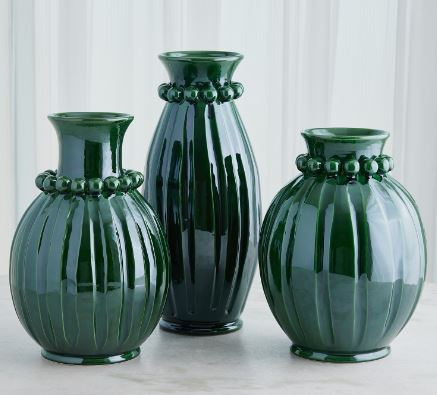 Pearl Vase-Global Views-GVSA-3.31851-VasesTall-Matte White-5-France and Son