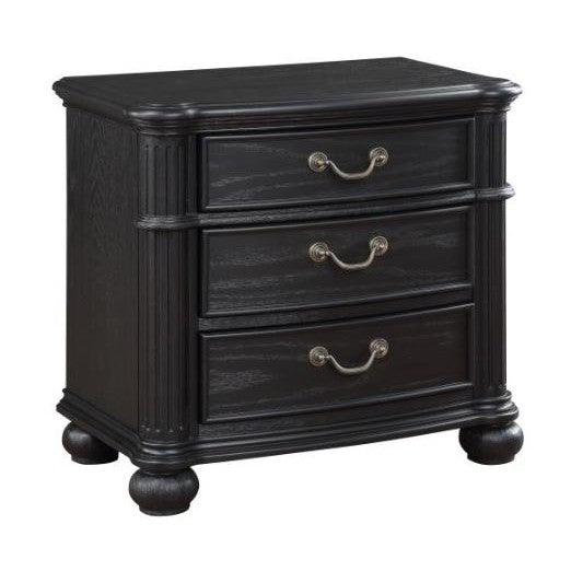 Celina 3-Drawer Nightstand Bedside Table Black-Coaster Fine Furniture-CL-224762-Nightstands-1-France and Son
