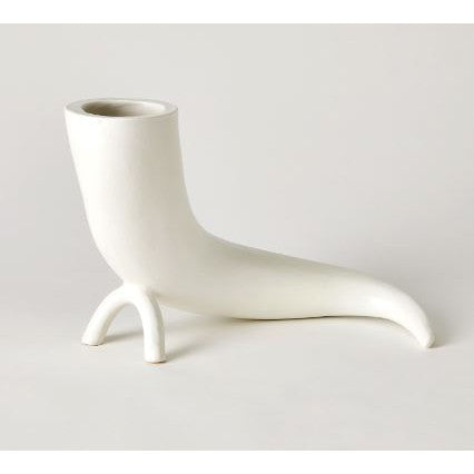 Cornucopia Vase-Matte White-Global Views-GVSA-3.31815-Vases-1-France and Son