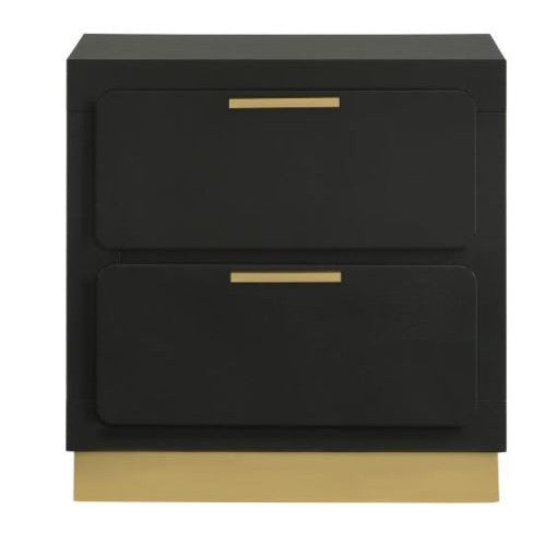 Caraway 2-Drawer Nightstand-Coaster Fine Furniture-CL-224782-NightstandsBlack-1-France and Son