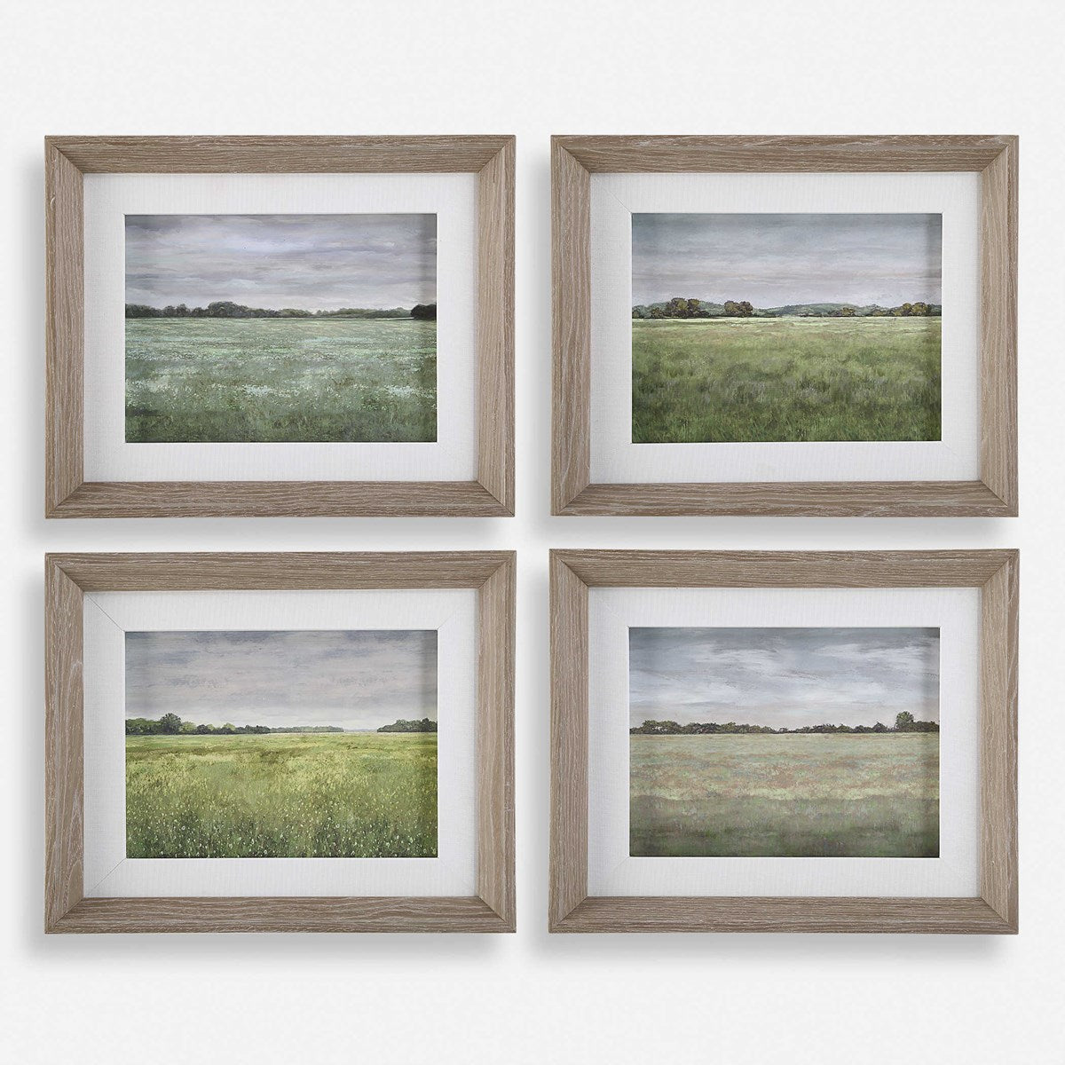 Quiet Meadows Framed Prints, S/4-Uttermost-UTTM-32317-Wall Art-1-France and Son