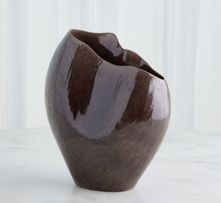 Horn Vase-Reactive Amethyst-Global Views-GVSA-1.10971-VasesSmall-3-France and Son