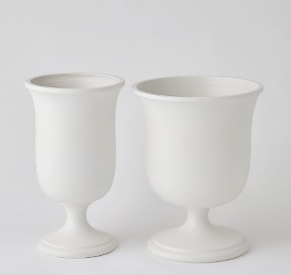 Villa Chalice Vase-Global Views-GVSA-3.31801-VasesLarge-Terracotta-4-France and Son