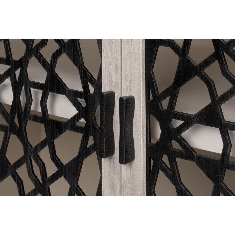 Covet Door Chest-SARREID-SARREID-53674-Bookcases & Cabinets-3-France and Son