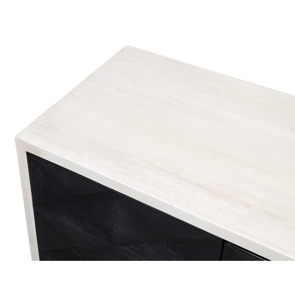 Asiger Four Door Sideboard-SARREID-SARREID-53828-Sideboards & Credenzas-4-France and Son