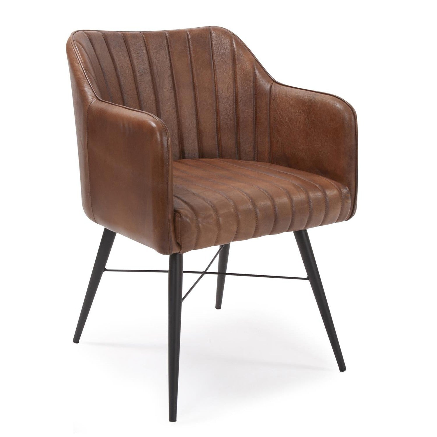 Houston Leather Chair-The Howard Elliott Collection-HOWARD-59015-Task Chairs-2-France and Son