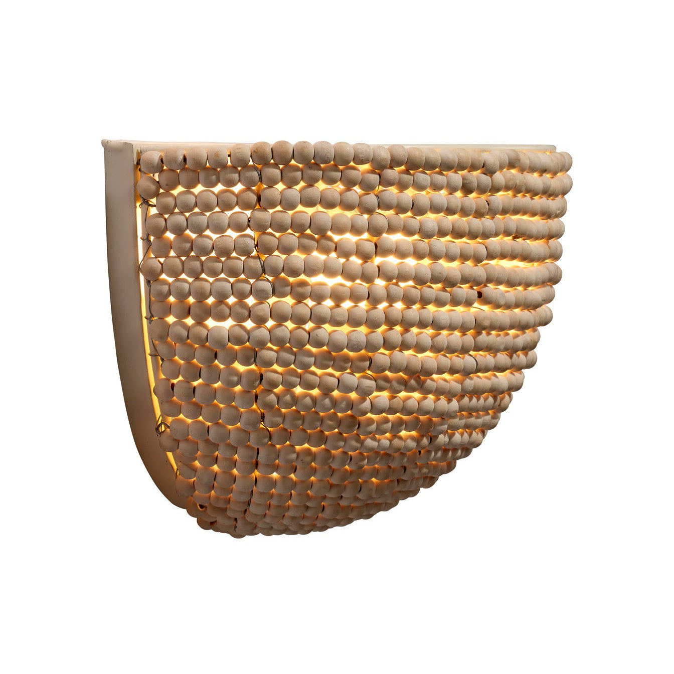 Barnacle Beaded Demi Lune Sconce-Jamie Young-JAMIEYO-4BARN-DENA-Wall Lighting-3-France and Son