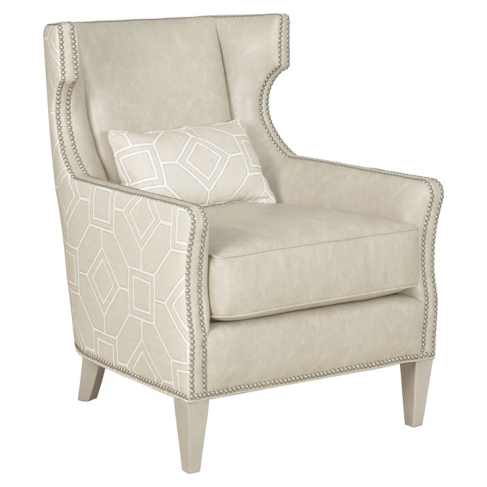 Libby Langdon Percy Wing Chair-Fairfield-FairfieldC-6408-01-Lounge Chairs-1-France and Son