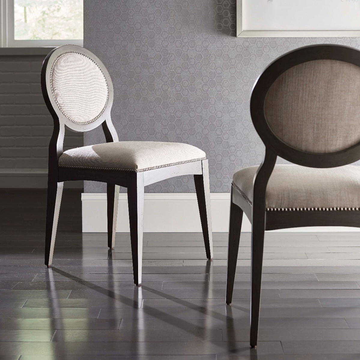 Ventura Oval Side Chair-Woodbridge Furniture-WOODB-7194-10-Dining Side ChairBordeaux-4-France and Son