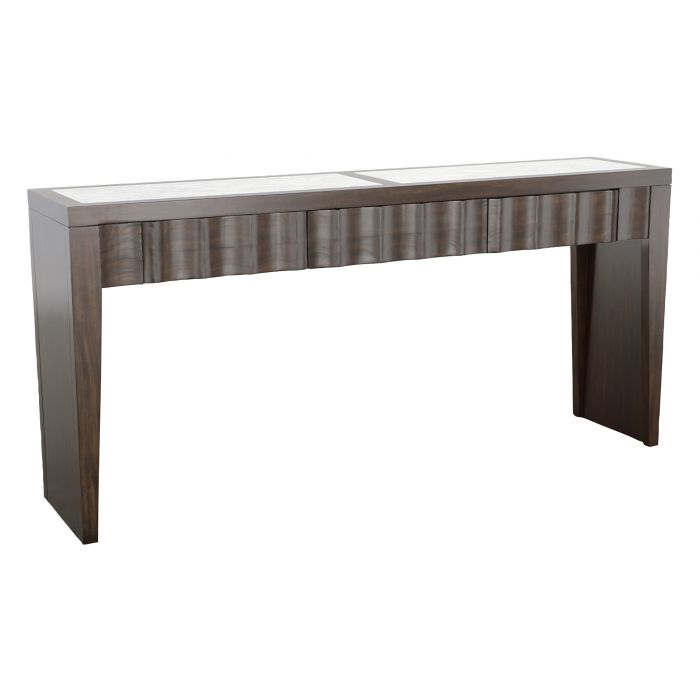 West Camden Three Drawer Console-Fairfield-FairfieldC-8096-ST-Console Tables-1-France and Son
