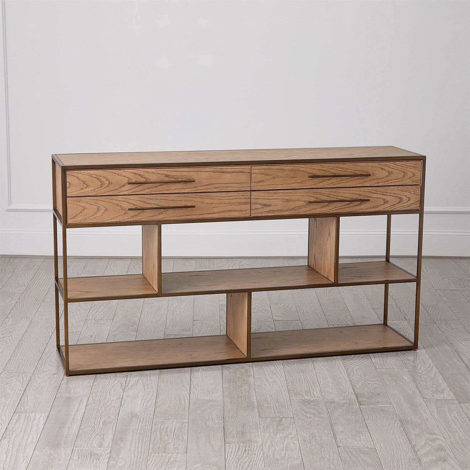 Mack Console - Oak-Global Views-GVSA-2739-Console Tables-1-France and Son