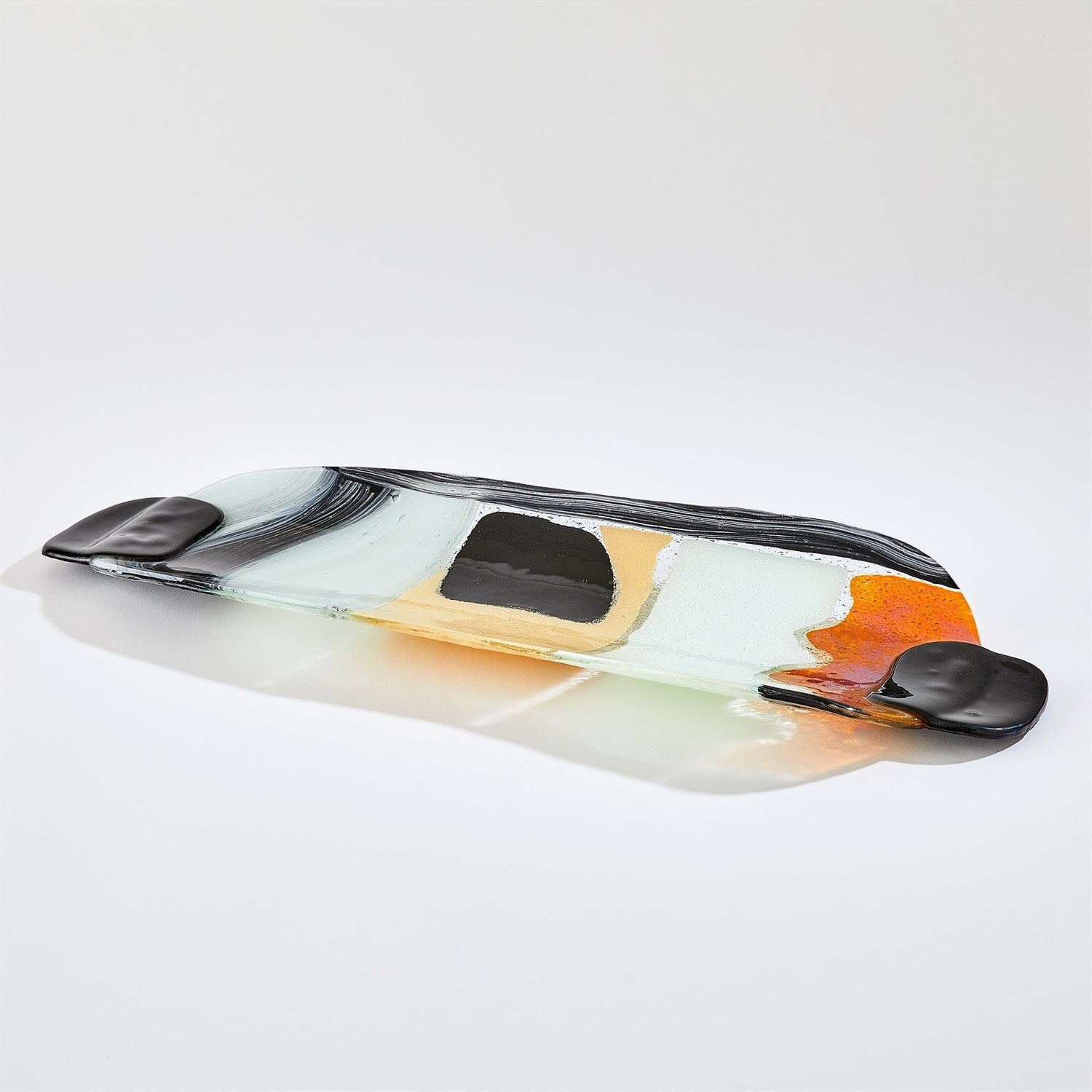 Cashmere Glass Platter-Global Views-GVSA-7.10631-Decorative ObjectsLg-2-France and Son