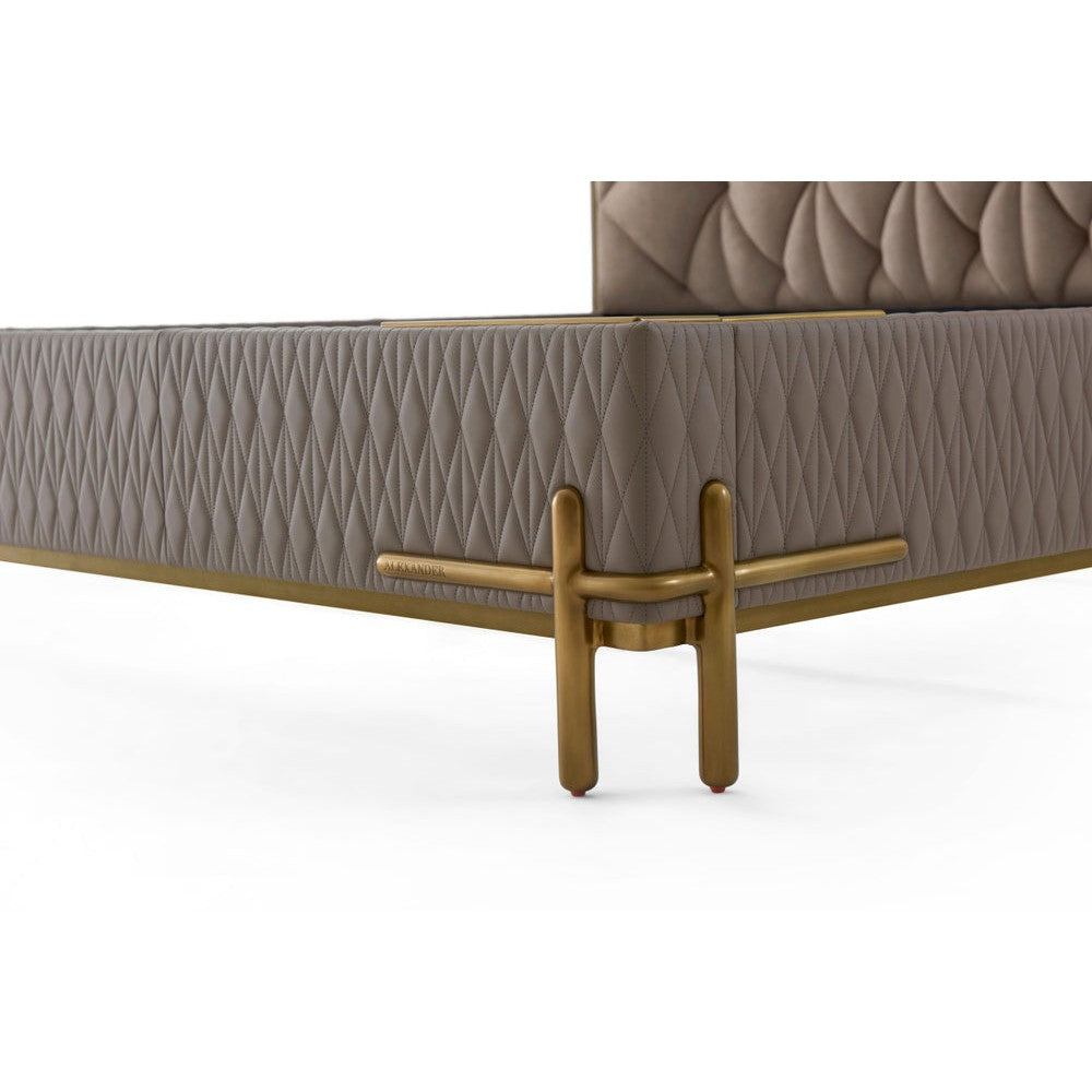 Iconic Upholstered US King Bed-Theodore Alexander-THEO-8312-002.0BNN-Beds-6-France and Son