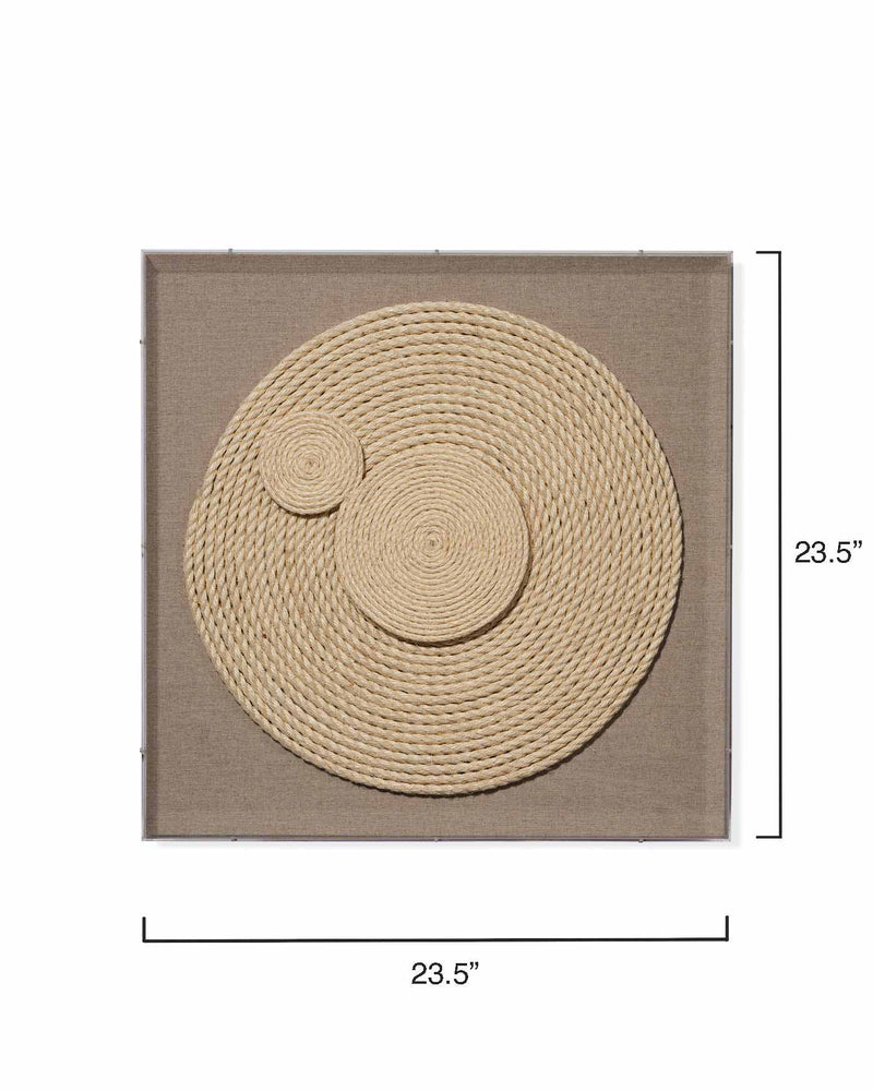Barbados Small Wall Art-Jamie Young-JAMIEYO-8BARB-SMWAWH-Wall Art-5-France and Son