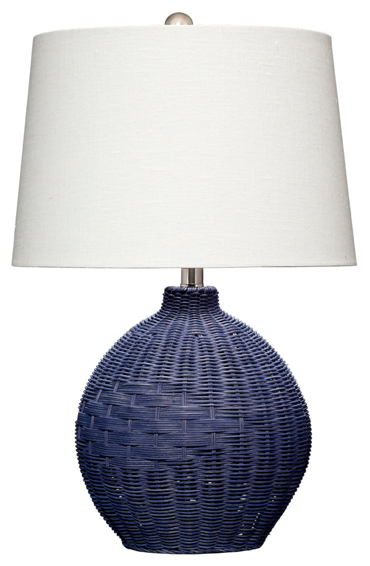 Cape Table Lamp-Jamie Young-JAMIEYO-LS9CAPEINDIG-Table LampsIndigo Blue-6-France and Son