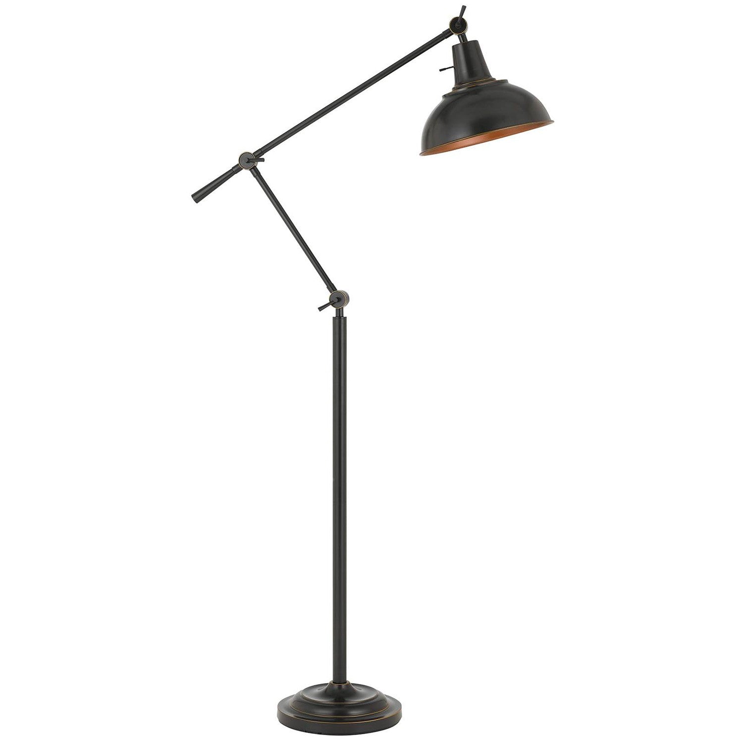 100W Eupen Metal Adjust Able Floor Lamp-Cal Lighting-CAL-BO-2689FL-DB-Floor Lamps-2-France and Son