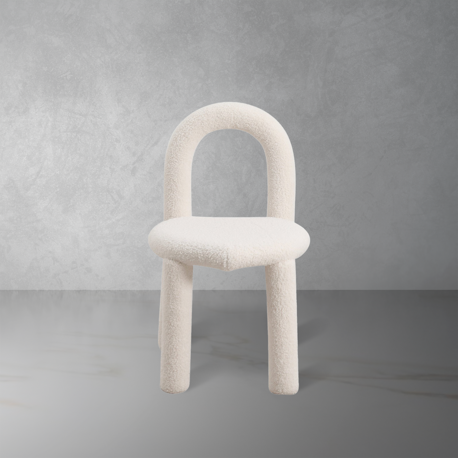 Pipeline Heart Dining Chair-France & Son-FXC1883WHT-Dining Chairs-1-France and Son